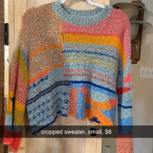 Colorful Patchwork Sweater